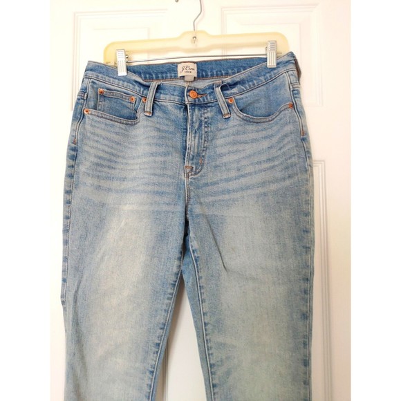 JCrew Denim Toothpick 9 Women's Light Blue Jeans 29 ankle - Picture 2 of 8